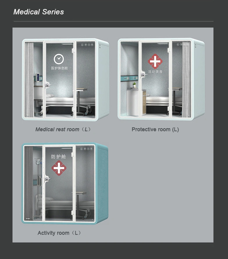 Indoor/Outdoor Soundproof Privacy Office Cubicle Pods