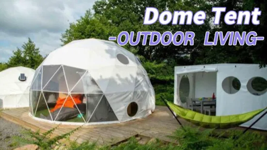 Maison préfabriquée de tente de dôme Glamping Desert Dome extérieure