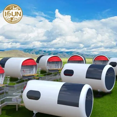 Maisons préfabriquées Cube Cabin Office Pod Capsule House Office Hangar Mobile Home Living Pod